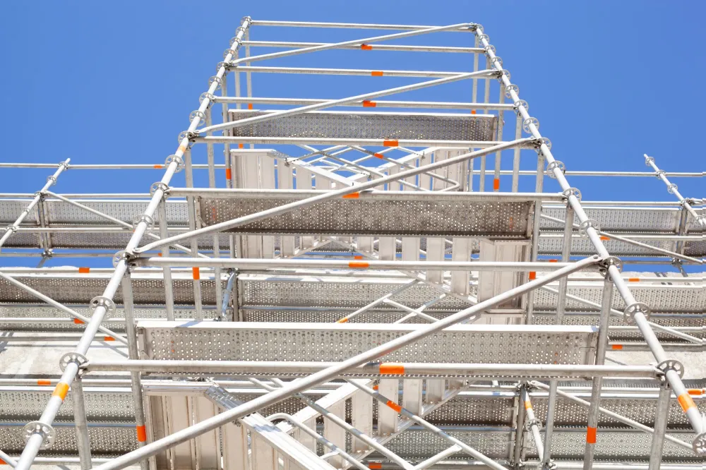 Escalier échafaudage